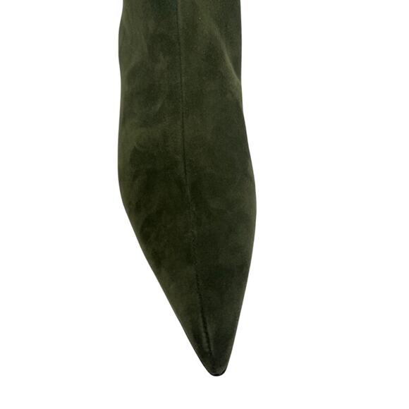 Pierre Hardy Stella Bootie in Khaki Buttery Soft Suede 37 - Picture 3 of 4